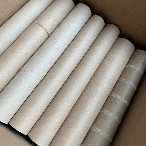 32 Empty Paper Towel Rolls - Brown - Picture 1 of 5